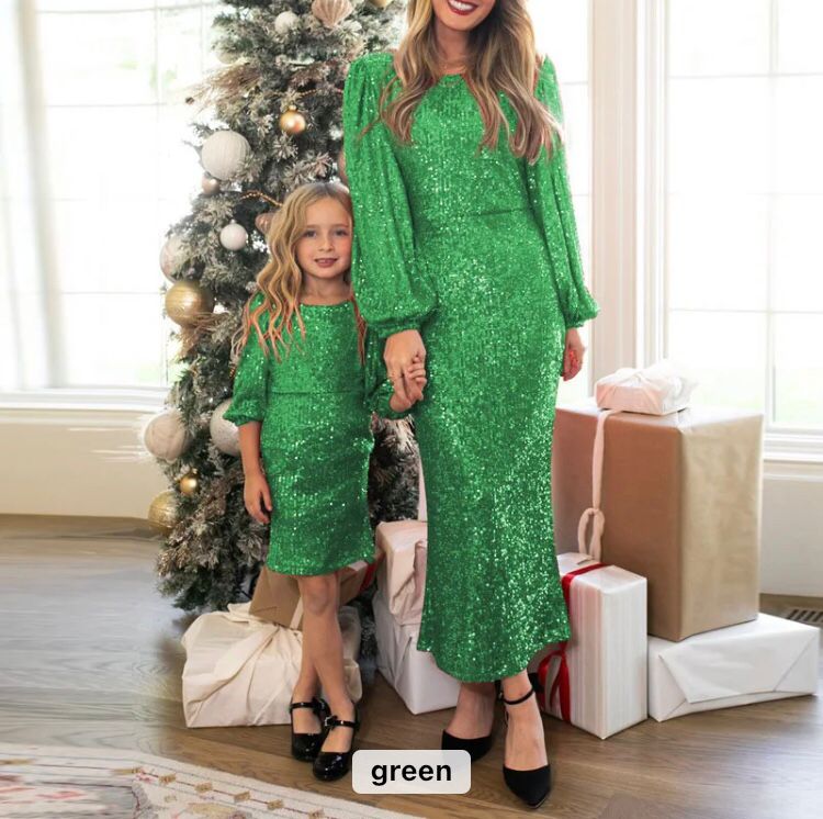 Sequenced Party Long Dress
