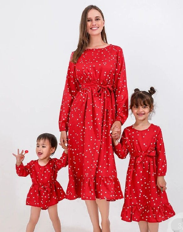 Casual Ruffle Midi Dress MD