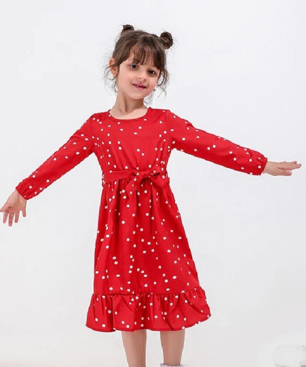 Casual Ruffle Midi Dress MD