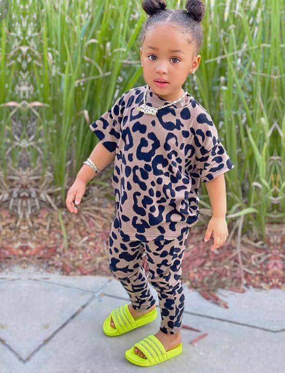 Leopard Print Top Pant