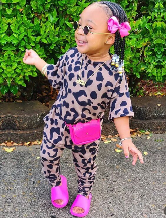 Leopard Print Top Pant