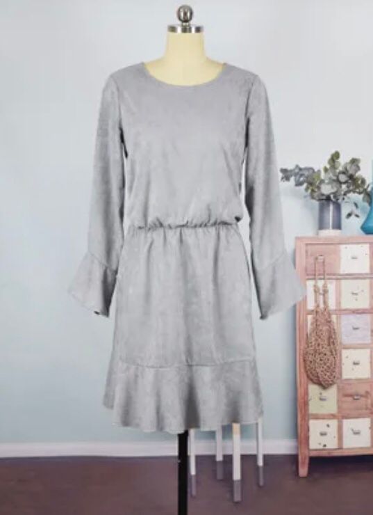 Grey Mini Dress