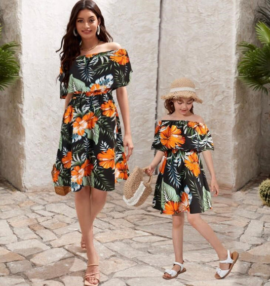 Black Short Off Shoulder Summer Mini Dress