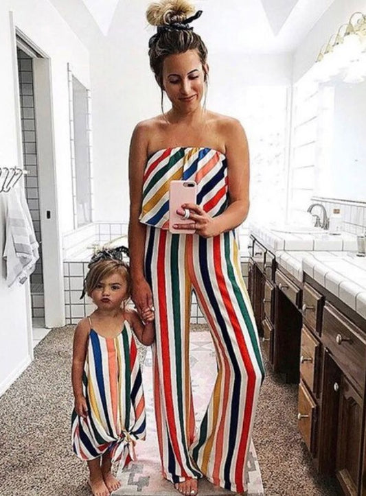 Multi Colour Off Shoulder Jumpsuit