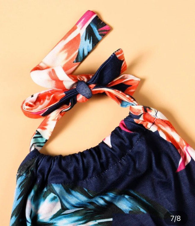 Navy Blue Spaghetti Maxi Dress