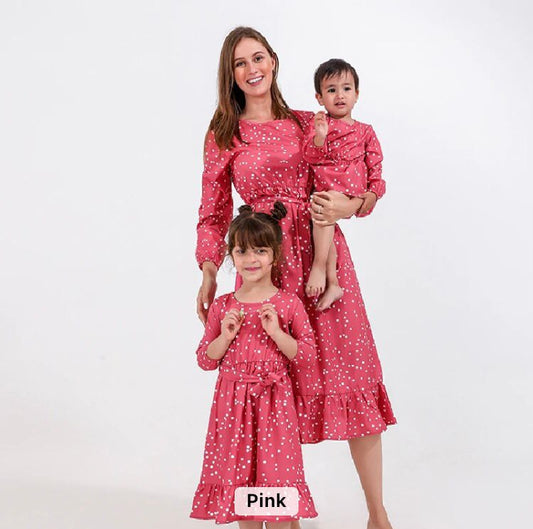 Casual Ruffle Midi Dress MD