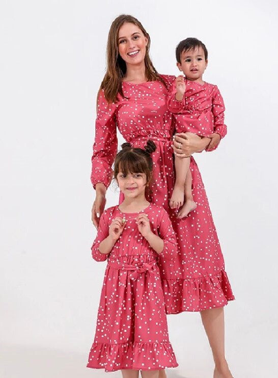 Casual Ruffle Midi Dress MD