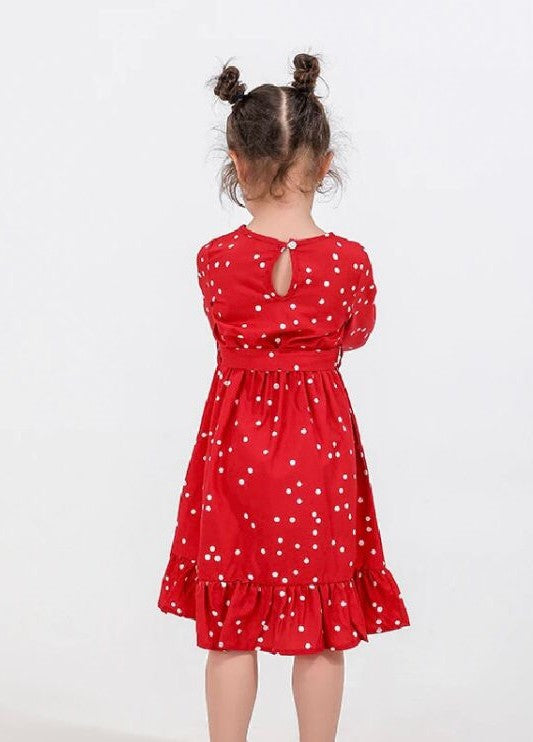 Casual Ruffle Midi Dress MD