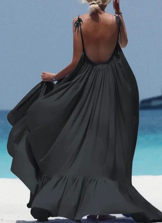 Boho Spaghetti Strap Dress