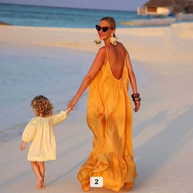 Boho Spaghetti Strap Dress