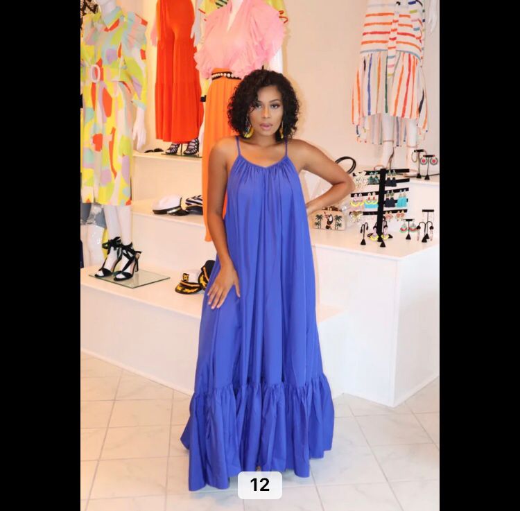 Boho Spaghetti Strap Dress