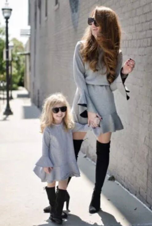 Grey Mini Dress