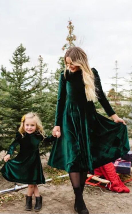 Fleece Long Sleeve Floral Midi Dress